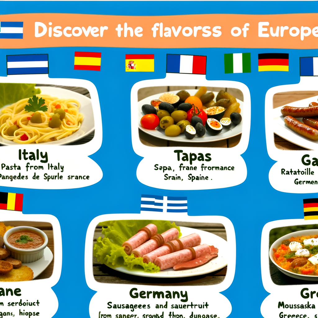 Tipos de comidas para la cena en Europa