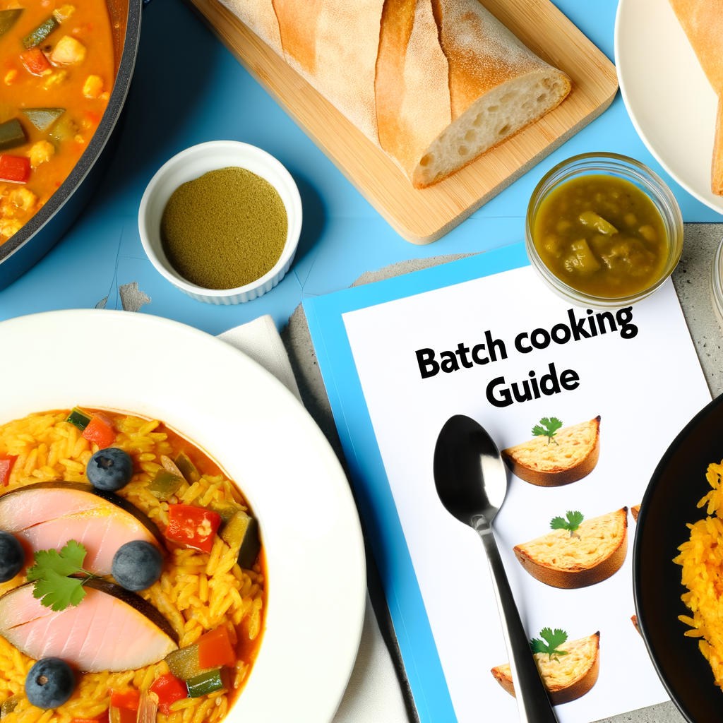 Planificación de comidas con Batch Cooking: Una guía para ahorrar tiempo y disfrutar de la cocina española