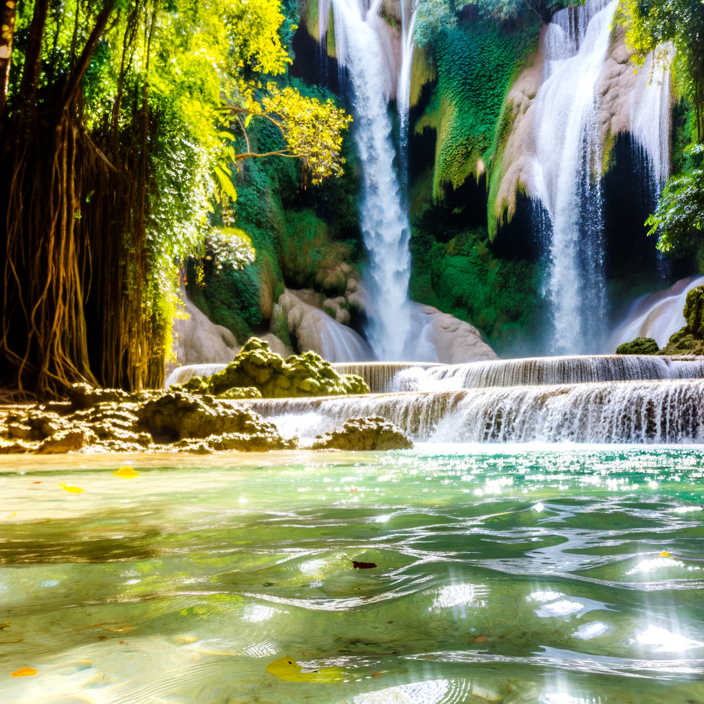 Descubriendo el paraíso en Laos: las impresionantes cataratas de Kuang Si