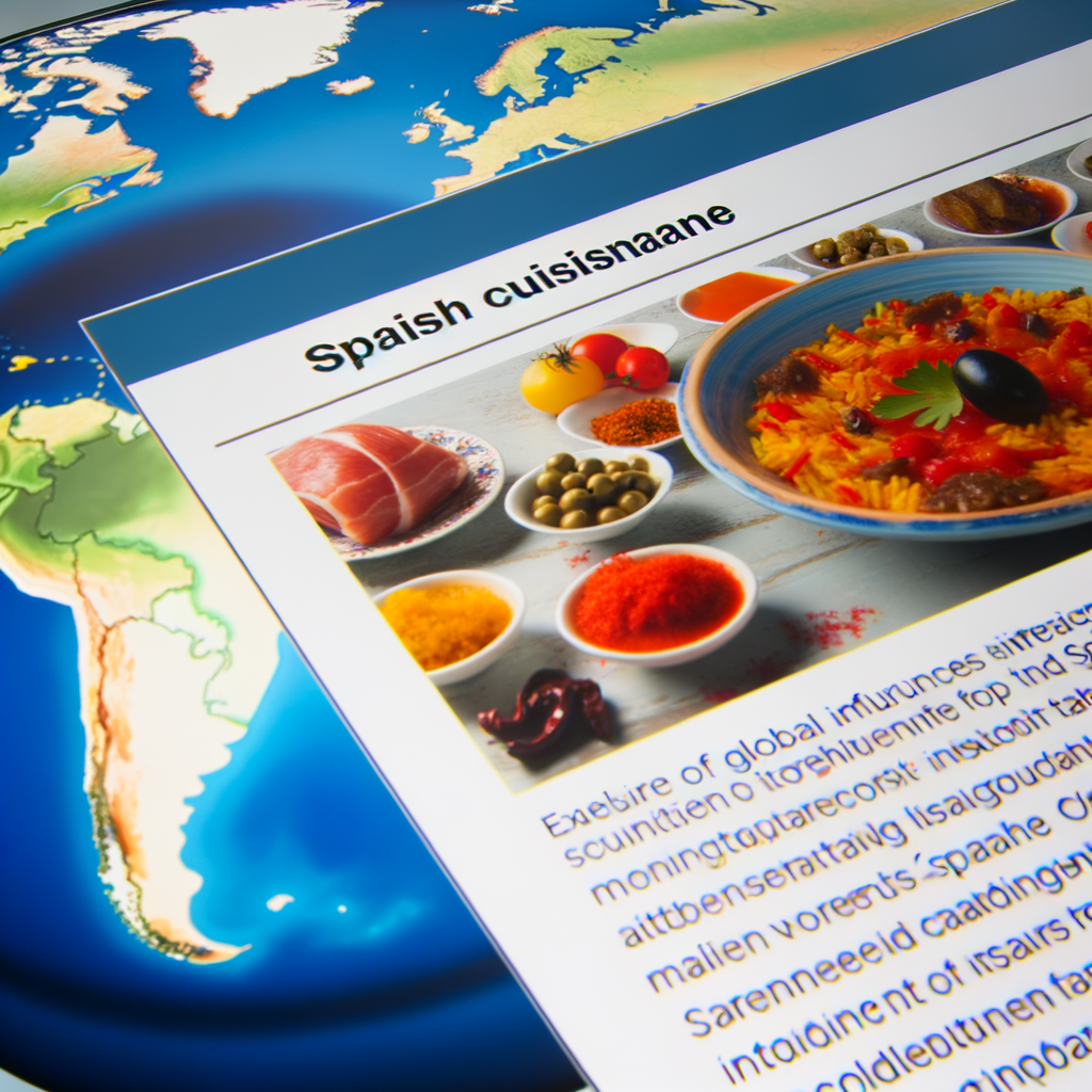 Comida y cultura: Influencias globales en la cocina española