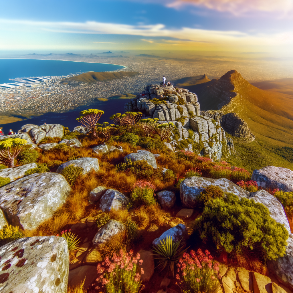 La majestuosa Table Mountain en Sudáfrica