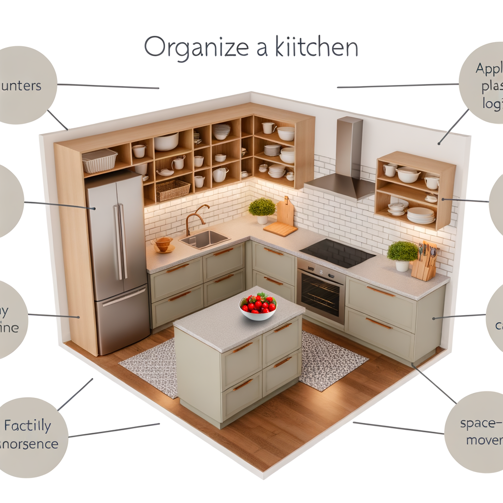 Organización de la cocina: Diseños eficientes