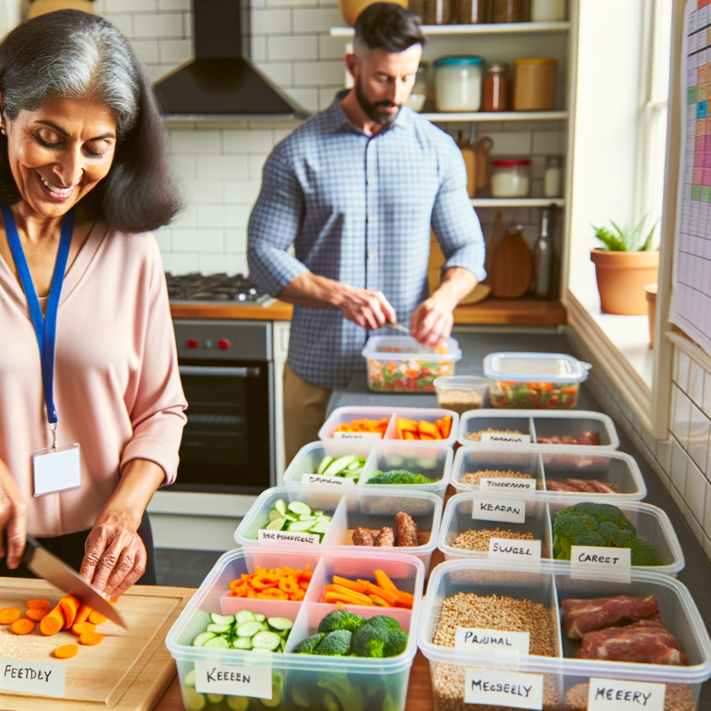 Planificación de comidas: Cómo preparar tus comidas semanalmente