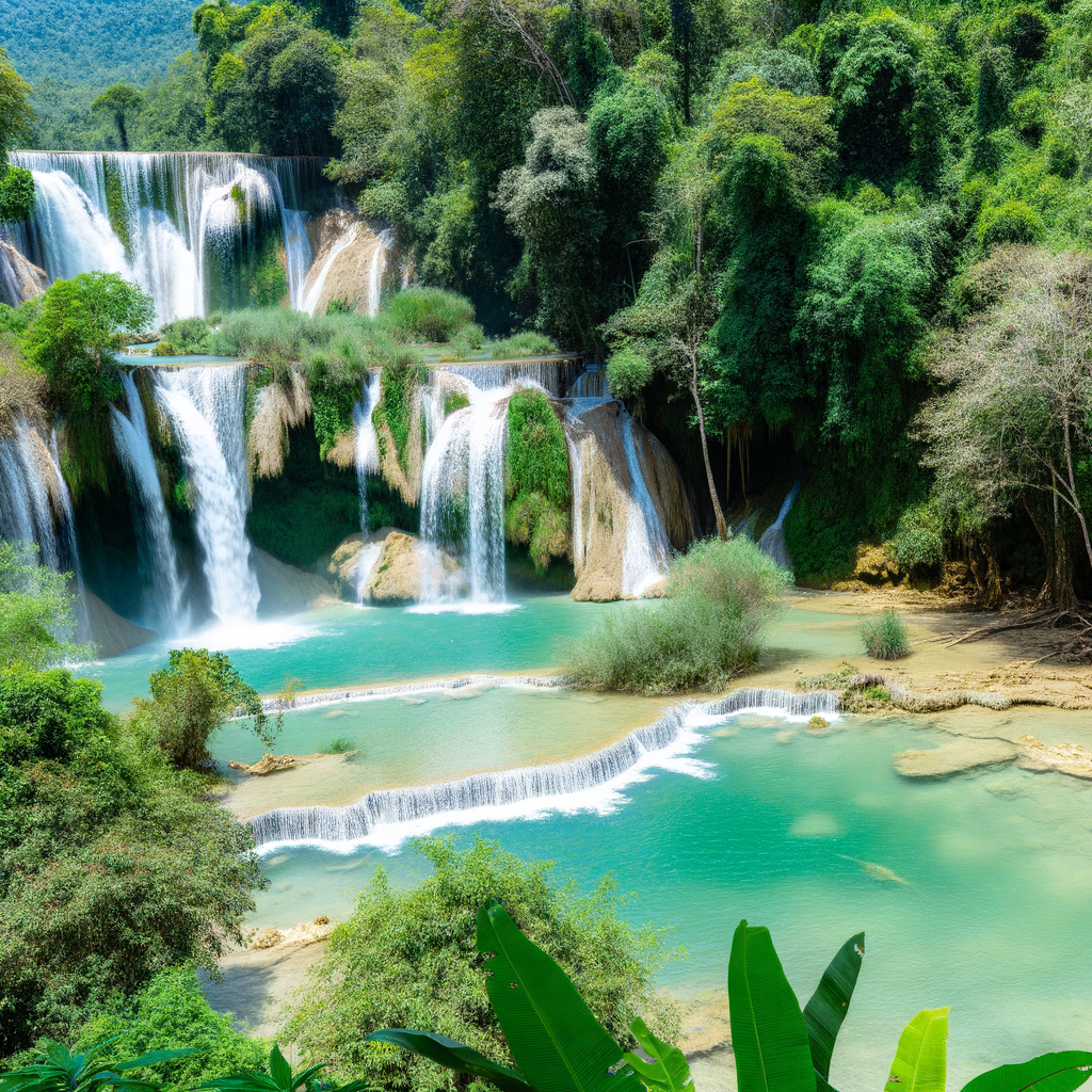 Explorando las maravillas de Laos: Las Cataratas de Kuang Si