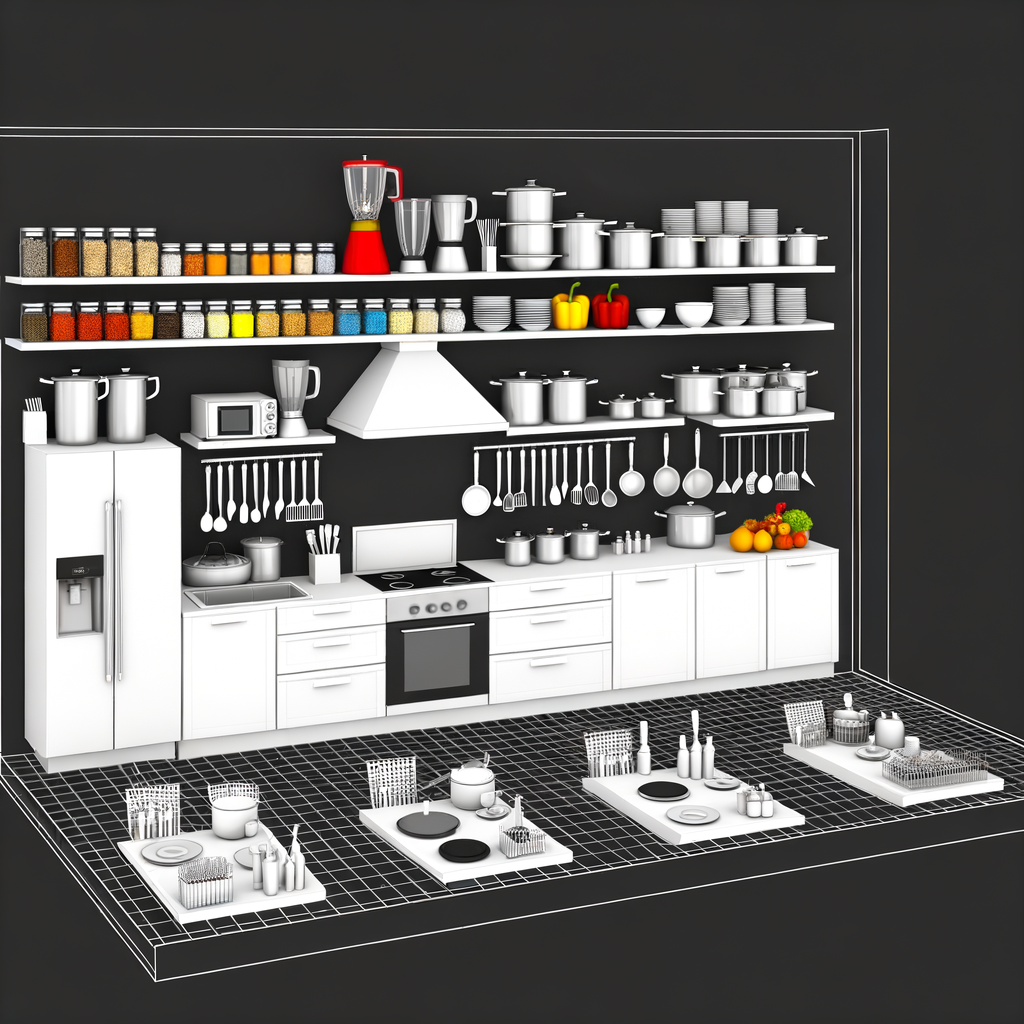 Organización de la cocina para una eficiencia máxima